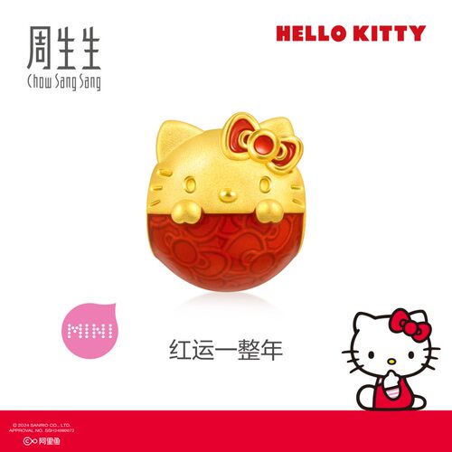 周生生三丽鸥家族黄金串珠