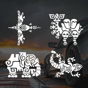 塞尔达传说旷野之息汽车车贴zelda四神兽梅德娜波力斯露塔贴纸