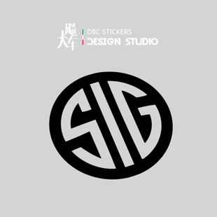 sig sauer 西格绍尔工业公司 军标军事 汽车车身贴纸反光贴花 04