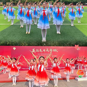儿童大合唱团中国梦演出服中小学生诗歌朗诵服装国庆红领巾舞蹈服