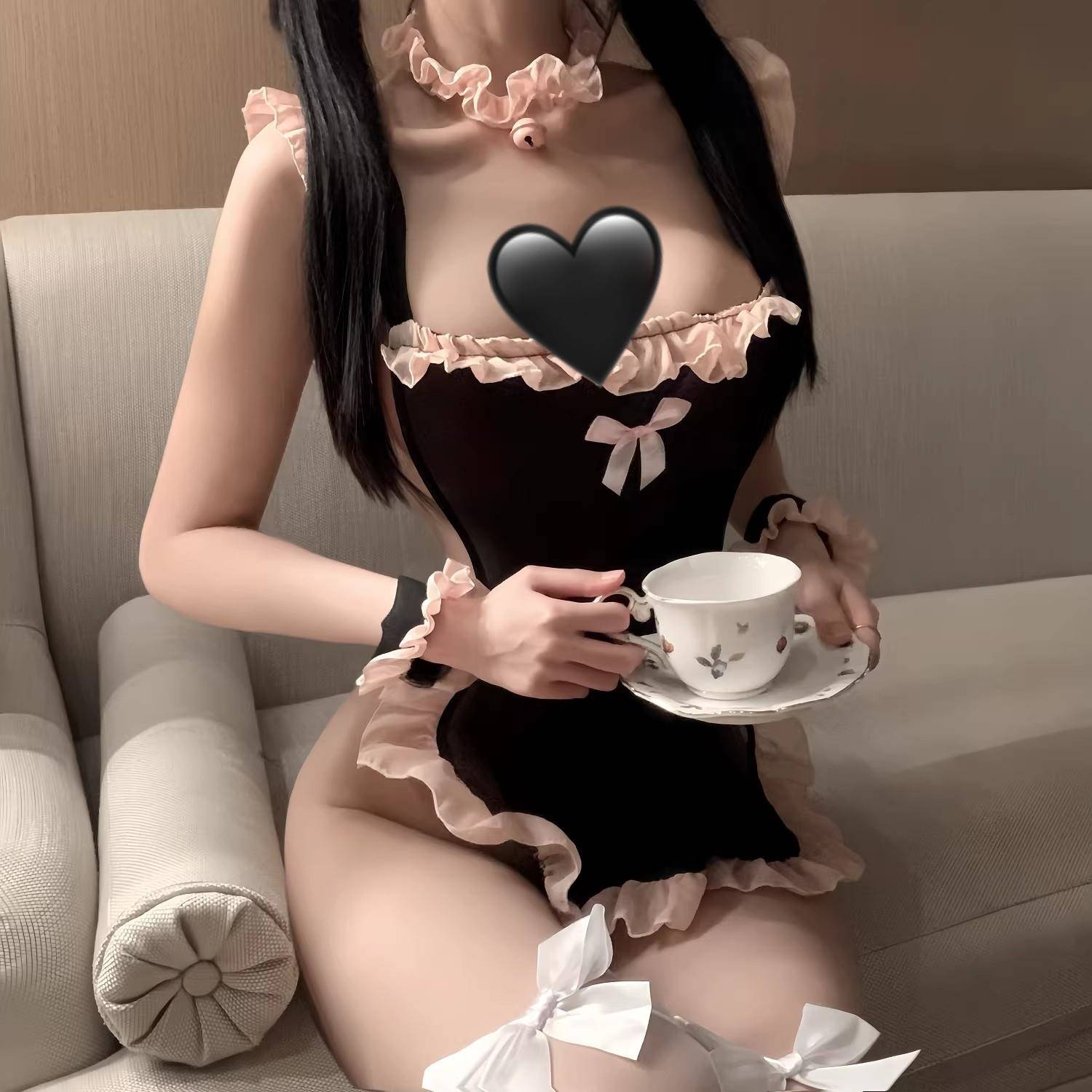 *主人尽管命令 性感女仆纯欲晴趣女佣cos制服qqny内衣诱惑