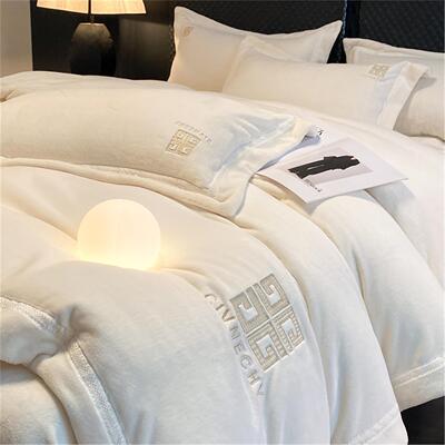 2025新款A类母婴级牛奶绒四件套