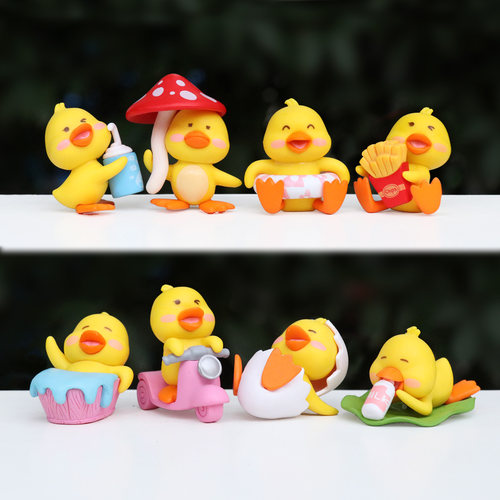 呆萌开心小鸭子公仔系列盲盒