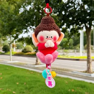 2026飞天少女佛小伴包包挂件挂饰莲花小佛挂件玩偶毛绒玩具钥匙扣