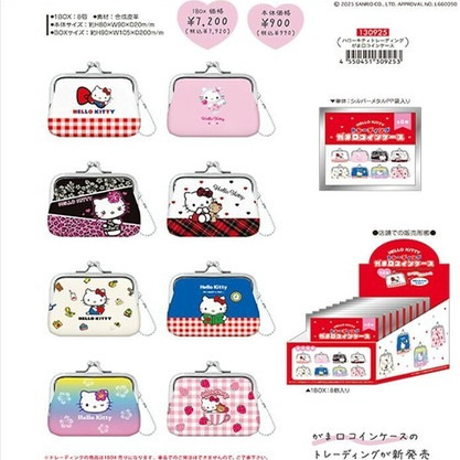 日本预售 正品日本三丽鸥sanrio Hello Kitty复古口金零钱包 盲抽