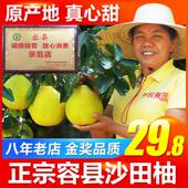 正宗广西容县沙田柚子新鲜水果白心纯甜现摘当季 非梅州 包邮 12斤