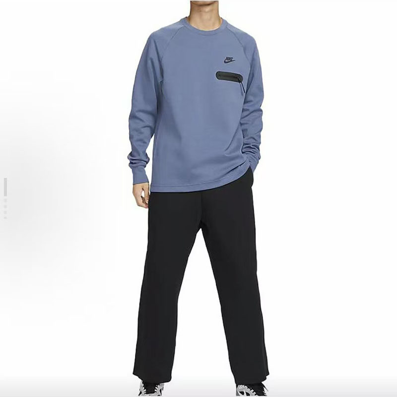 Nike耐克棉质透气运动春秋季系带直筒修身运动休闲长裤FB8015-010