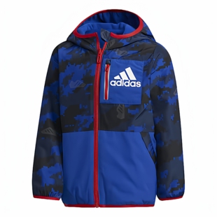 【104cm】Adidas阿迪达斯儿童尾货简约百搭运动休闲外套童裤童装