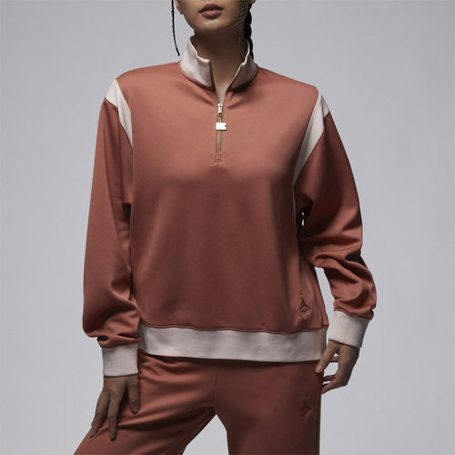 NIKE耐克Jordan乔丹W J HRTG SUIT TOP针织立领夹克 FB5135-810
