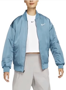Nike耐克Sportswear正品双面穿女款拉链保暖秋冬季外套DV7877-440
