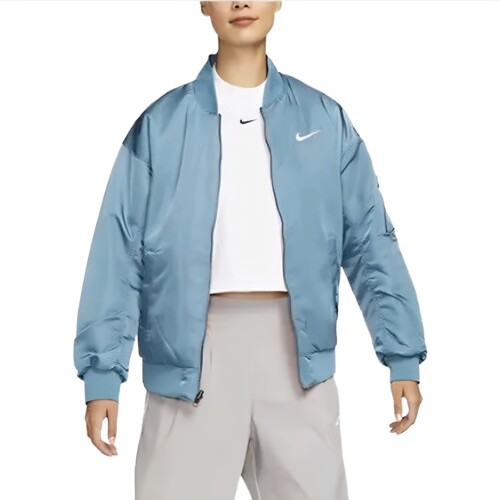 Nike耐克Sportswear正品双面穿女款拉链保暖秋冬季外套DV7877-440