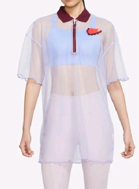Nike耐克女子时尚潮流百搭轻便运动休闲网纱连衣裙DD4526-010-580