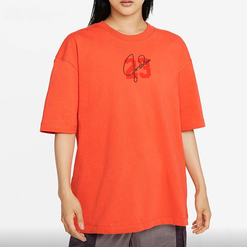 Nike/耐克女子夏季篮球足球训练透气速干字母印花短袖DM3245-869