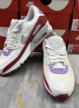 36-37.5码Nike耐克Air Max90气垫增高回弹华夫底休闲鞋CU3004-176