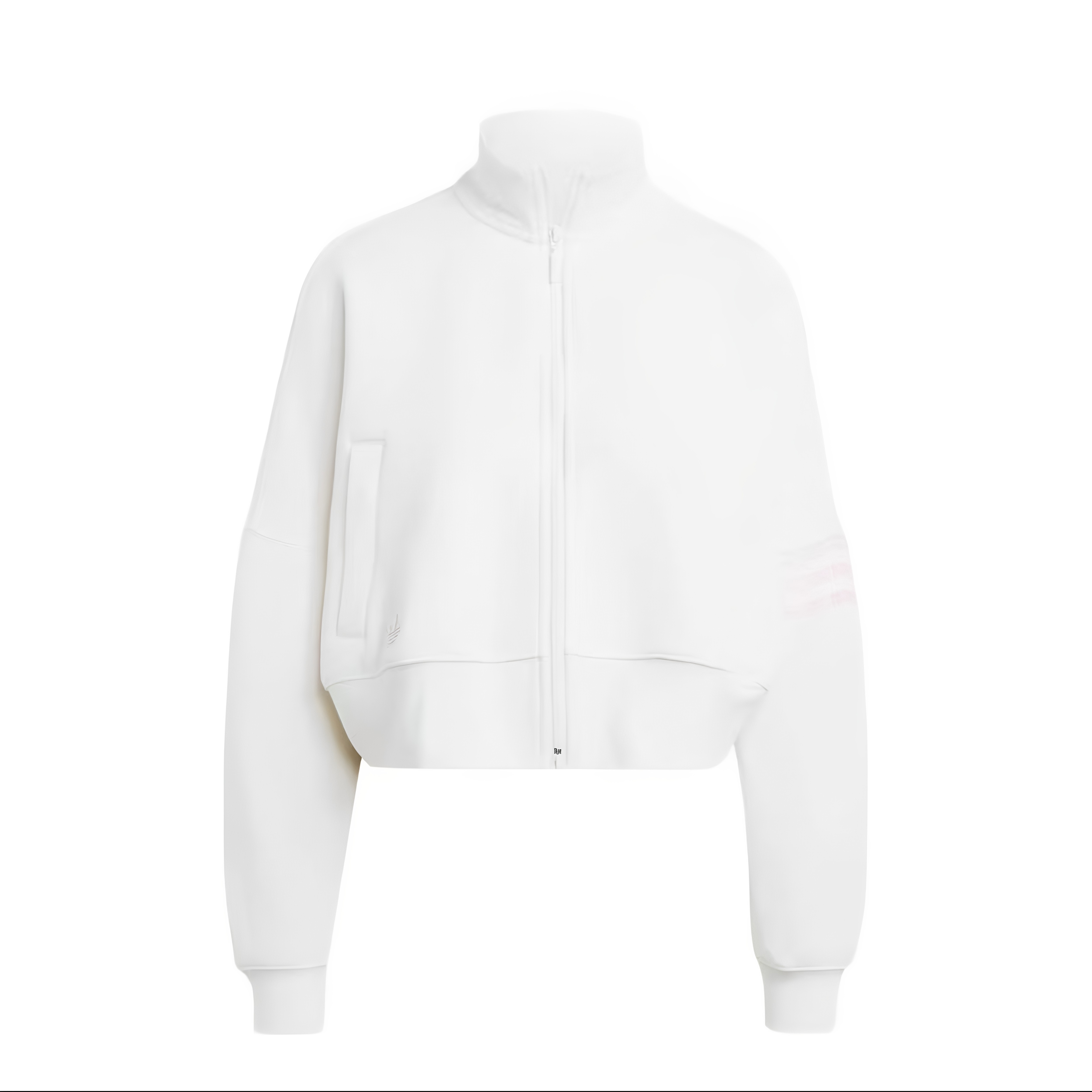 Adidas阿迪达斯女子三条纹立领短款长袖休闲夹克运动外套IU2506