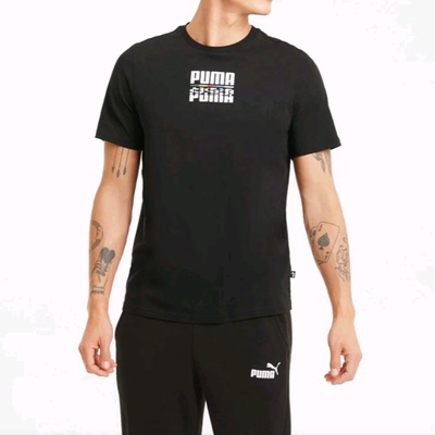 【瑕疵M码专区】PUMA彪马正品男款休闲修身运动特价断码卫衣T恤