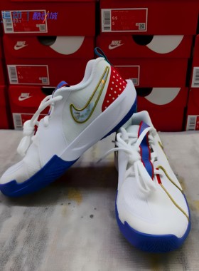 【36码】NIKE耐克中大童舒适透气泡沫棉抓地抗扭篮球鞋FJ7012-100