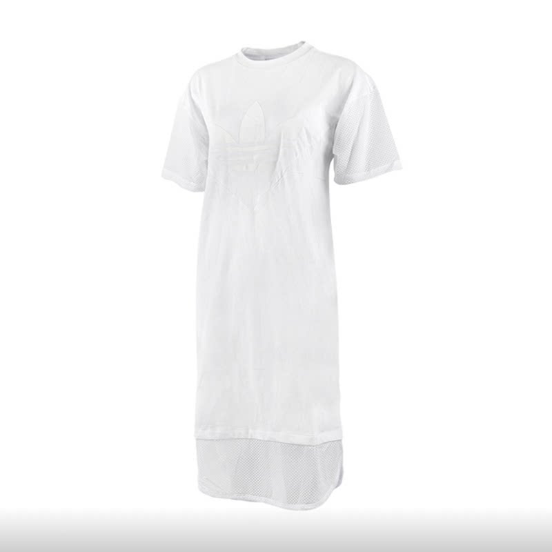 Adidas阿迪达斯正品三叶草 CLRDO TEE DRESS 女运动连衣裙CE4133