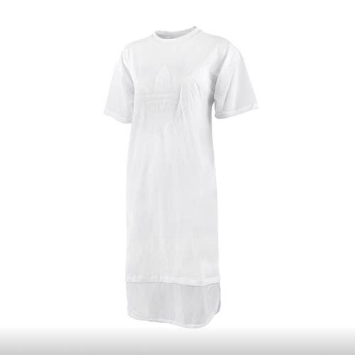 Adidas阿迪达斯正品三叶草 CLRDO TEE DRESS 女运动连衣裙CE4133