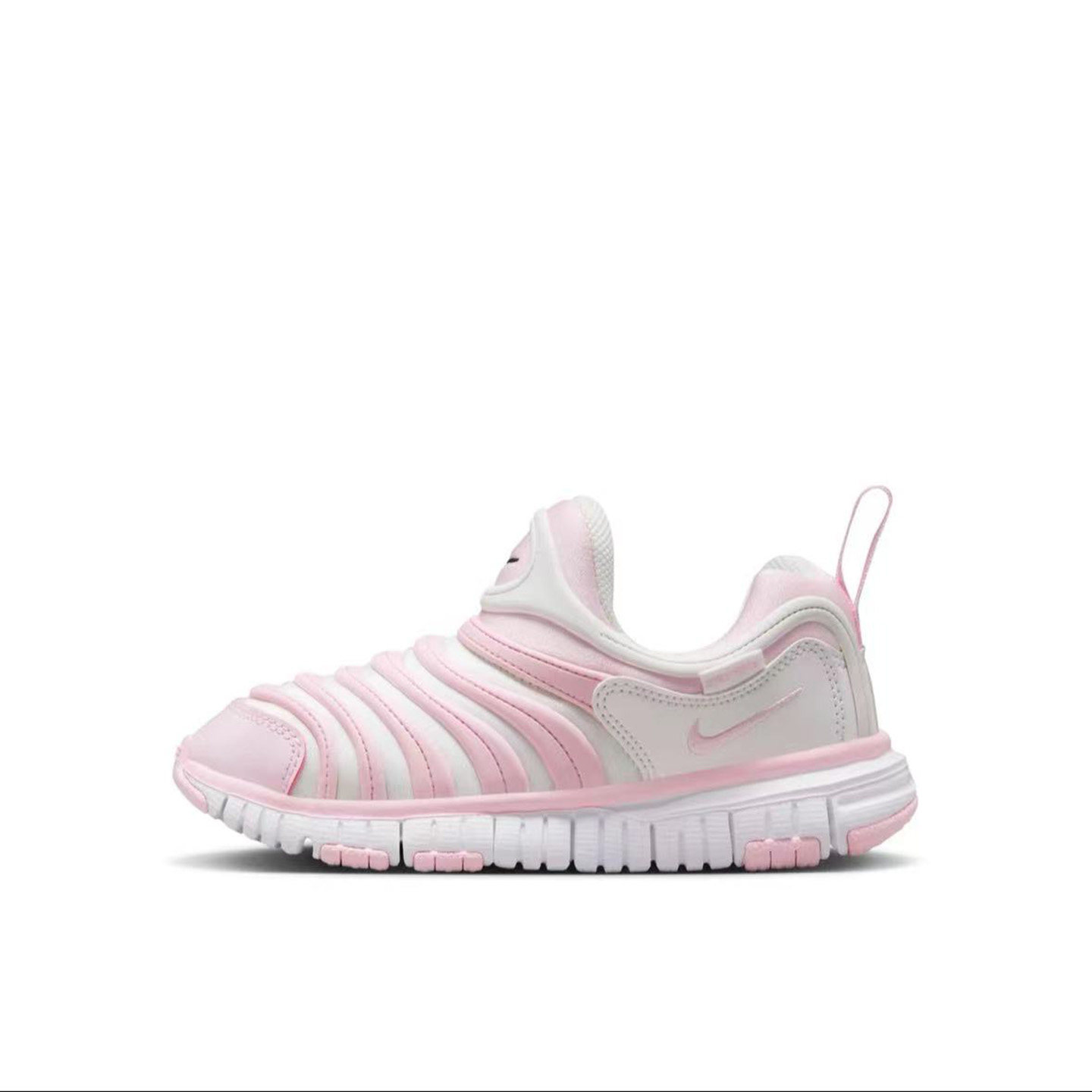Nike耐克Dynamo Free小童粉色春夏新款透气毛毛虫童鞋343738-637图片