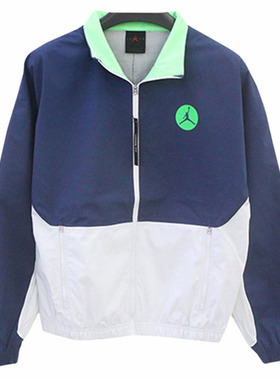 Nike耐克正品新款男子舒适运动休闲深海蓝轻便茄克外套CW0838-414