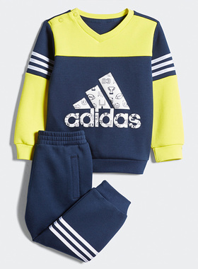 【80cm童装瑕疵】Adidas阿迪达斯婴童简约断码柔软休闲童装套装