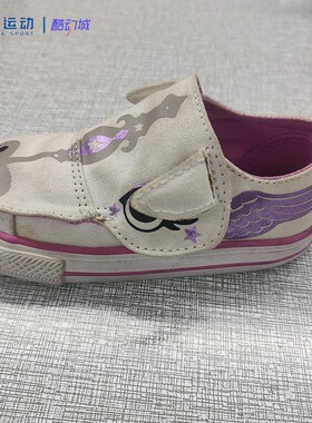 converse/匡威正品儿童拼接印花舒适防滑休闲平底帆布鞋750020C