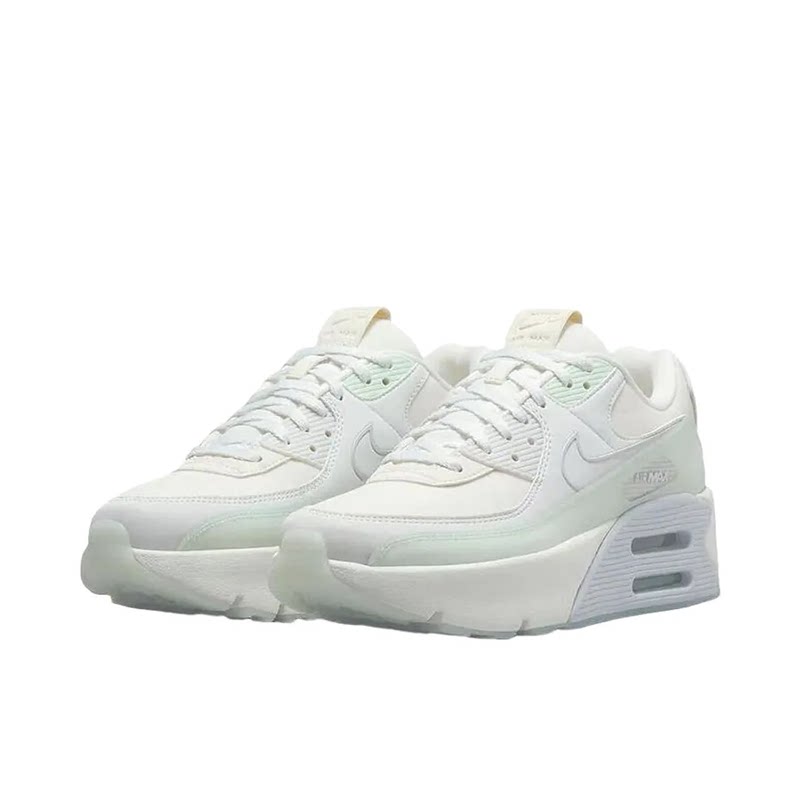 【38码】Nike耐克AirMax90女子低帮气垫增高网布休闲鞋HF0782-102