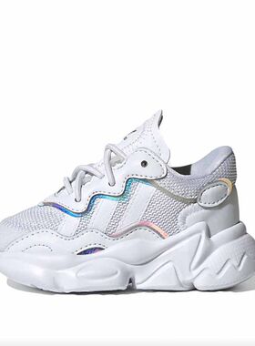 【21码】Adidas阿迪达斯儿童百搭运动简约时尚休闲防滑童鞋一脚蹬