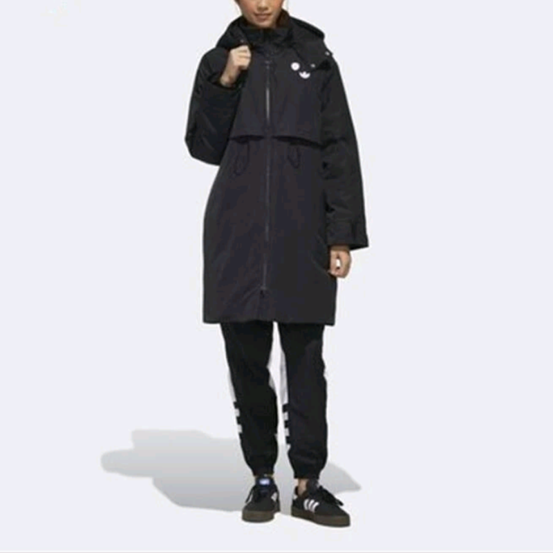 【2XS码】Adidas阿迪达斯正品简约秋冬季休闲运动健身卫衣外套