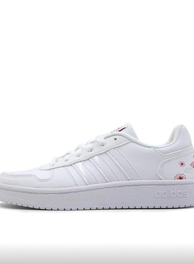ADIDAS阿迪达斯Hoops复古轻便透气经典防滑耐磨休闲女鞋EE6502