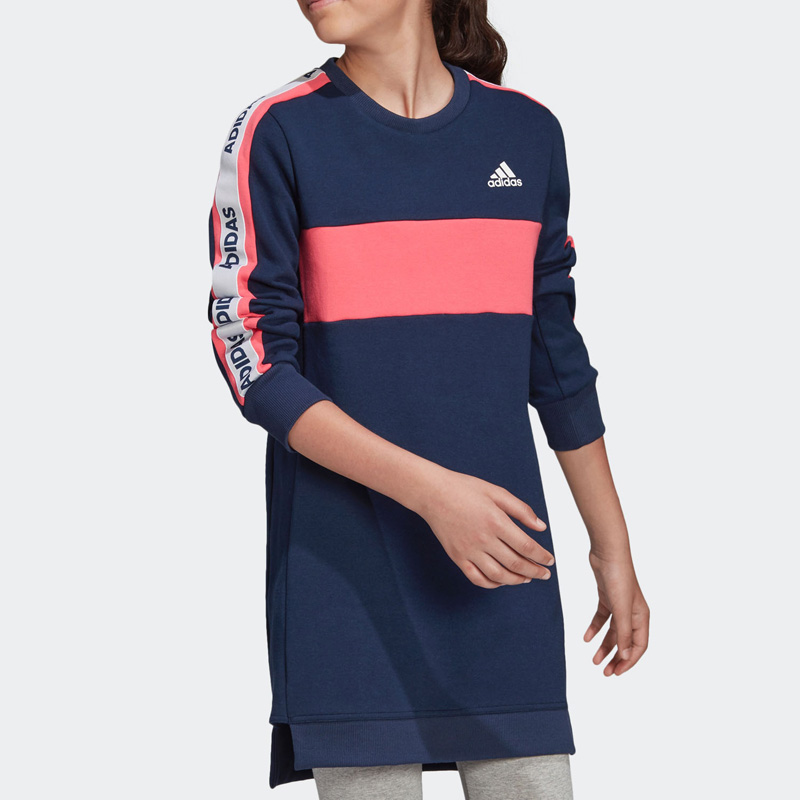 【164码】Adidas阿迪达斯大童正品断码百搭叠搭运动休闲裤T恤童装