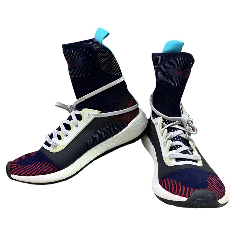 adidas阿迪达斯Pulseboost爆米花减震时尚百搭支撑筒袜跑鞋EE9460