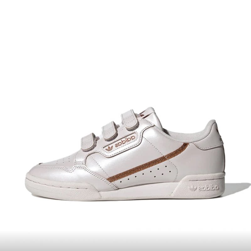 Adidas阿迪达斯Continental80经典魔术贴防滑耐磨休闲板鞋EE5585