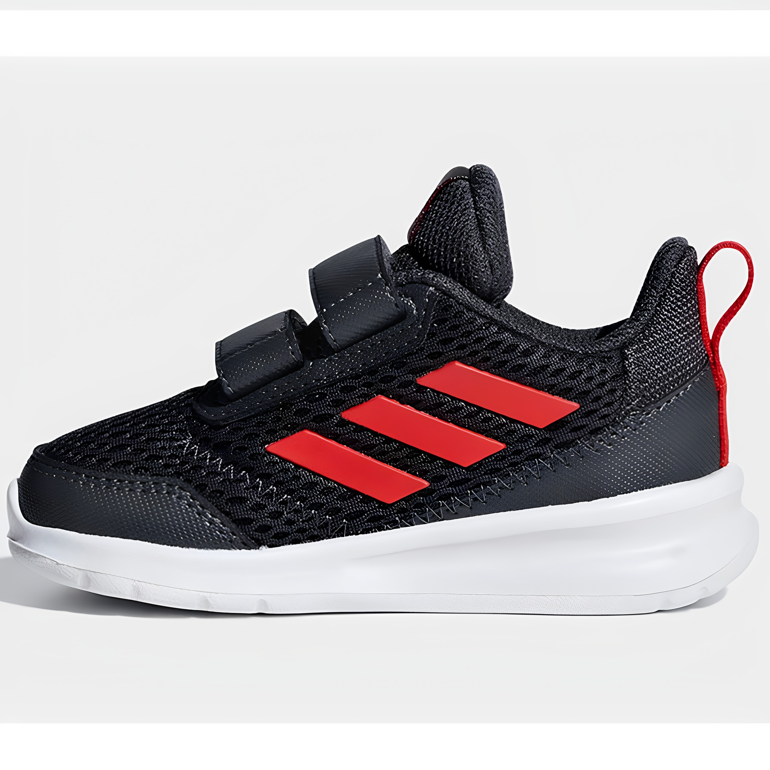 Adidas阿迪达斯正品小童夏季网眼透气魔术贴轻便休闲童鞋BD8001