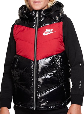 Nike耐克 中大童秋冬季保暖运动休闲马甲 NY2142002GS-002-023
