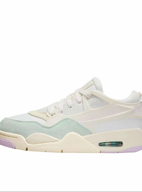 Nike耐克Air Jordan 4女子低帮气垫缓震耐磨休闲篮球鞋IB7408-133