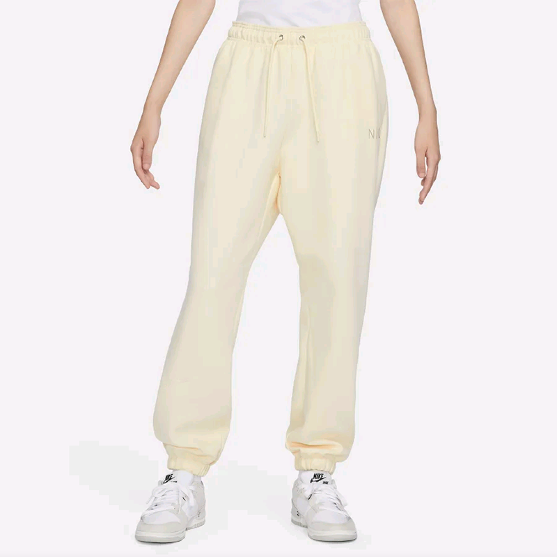 Nike耐克SPORTSWEAR高腰针织简约纯色舒适运动休闲长裤HF0423-113