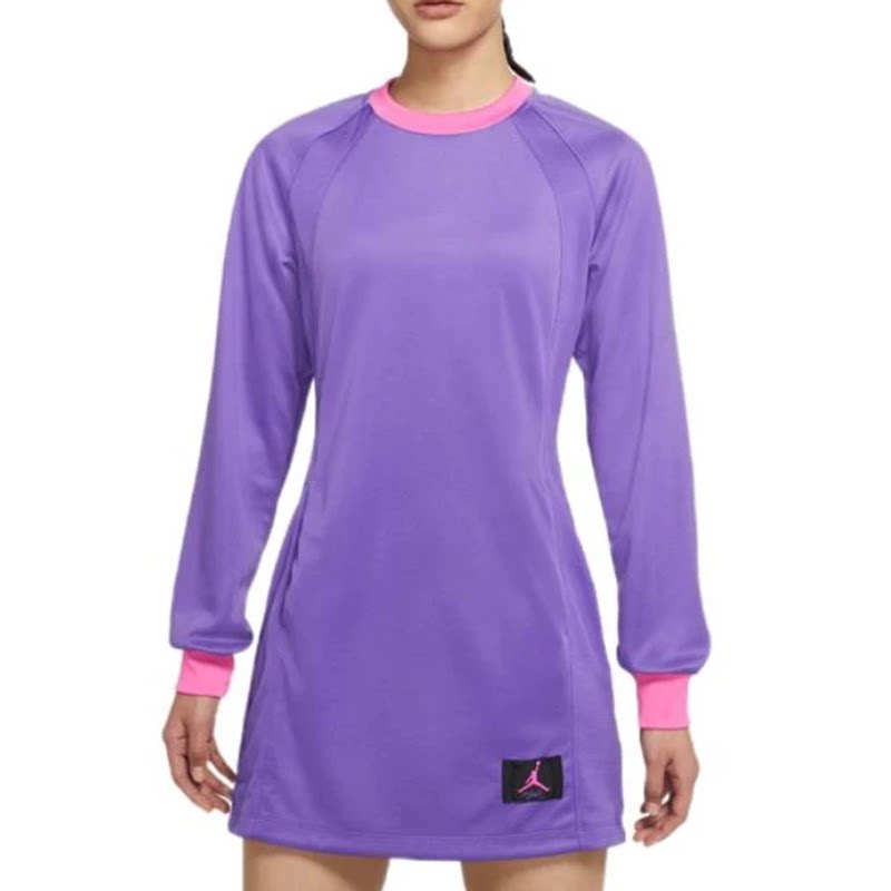 Nike耐克Jordan Brand女子运动休闲时尚百搭长袖连衣裙DA1535-511