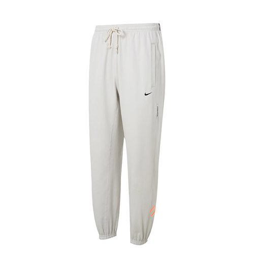 NIKE耐克侧边字母印花纯色速干训练束脚加绒运动长裤FV4028-072