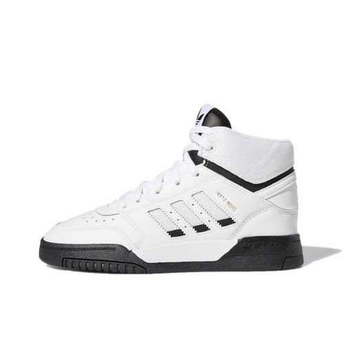 Adidas阿迪达斯DropStep儿童舒适百搭休闲透气防滑耐磨板鞋FV4889