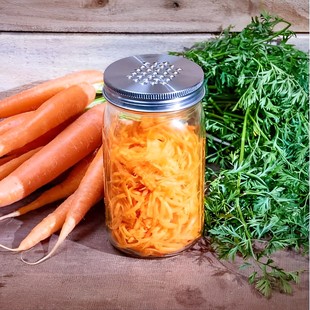 美式 Grater梅森盘丝罐家用厨房沙拉刨丝小工具梅森罐通用刨丝配件