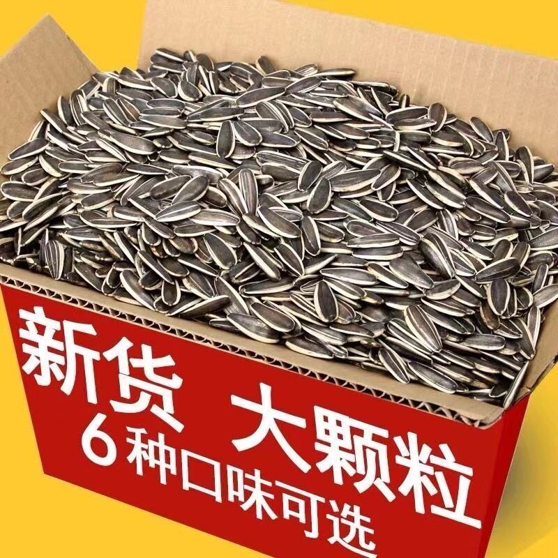 内蒙五原新货葵花籽中大原味薄皮生瓜子散装孕妇零食五香焦糖炒货