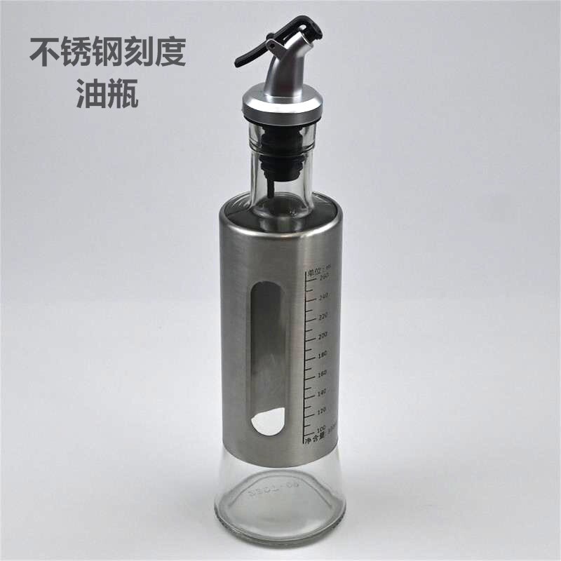 双枪玻璃油瓶防漏调味瓶不锈钢油壶家用收纳装油罐酱油瓶醋壶厨房属于什么档次？