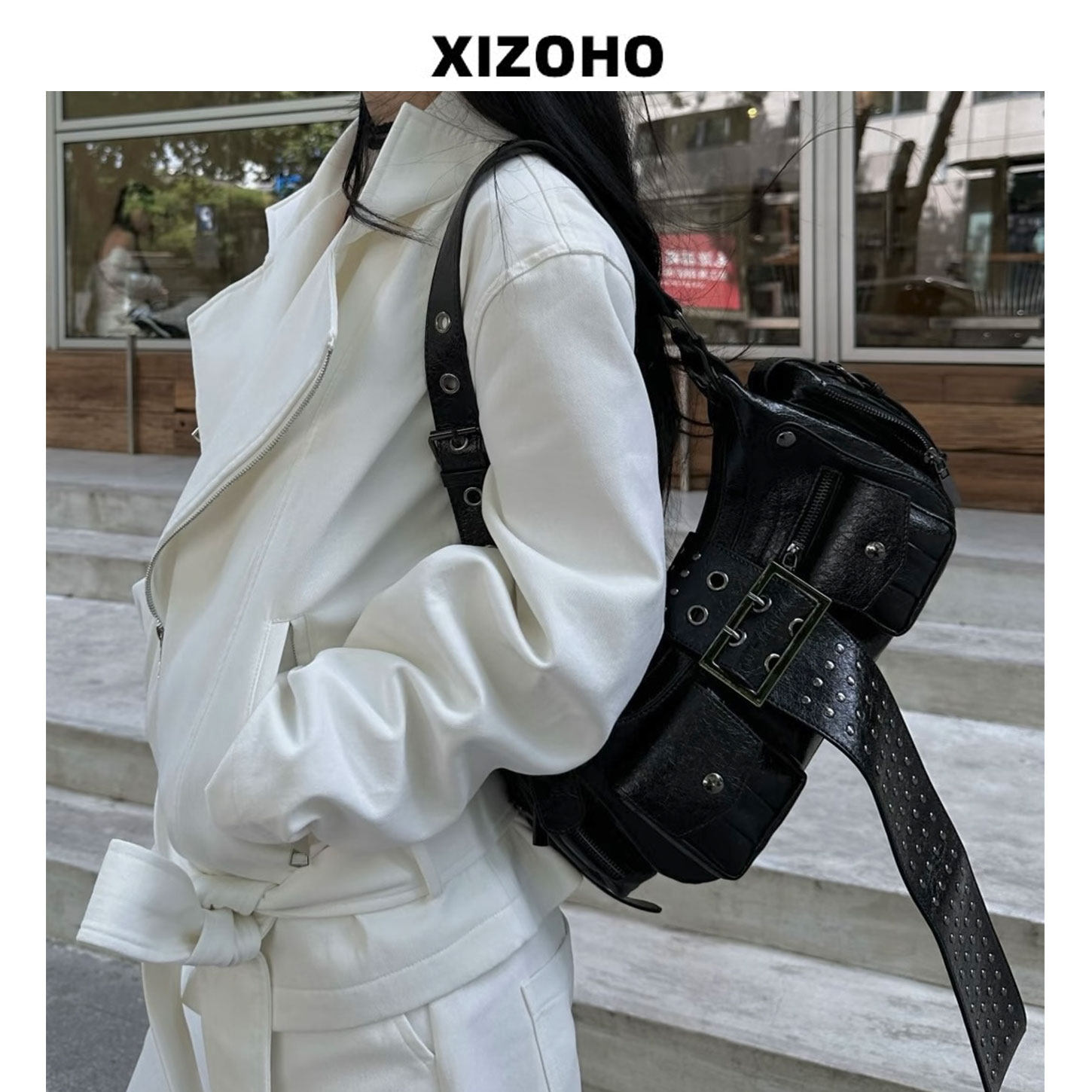 2025秋冬新潮单肩腋下机车包