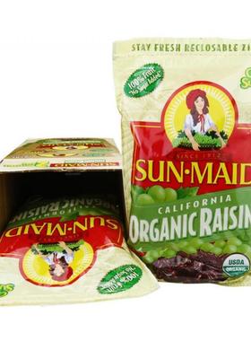 包邮美国Sun-Maid阳光少女提子加州无核葡萄干1.81KG烘焙甜品零食