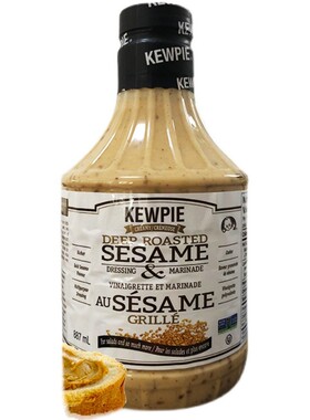 美国进口KEWPIE/丘比烧烤酱芝麻酱拌面酱拌饭酱沙拉酱887ml