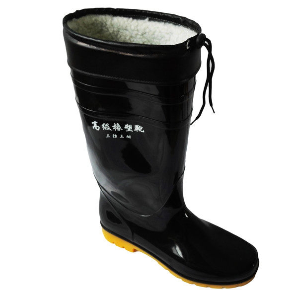 Chaussures - bottes caoutchouc homme pour hiver - semelle tendon - Ref 962132 Image 4