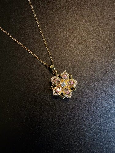 Moon Vestal NewVintage古着 Blossom Blossom可旋转项链