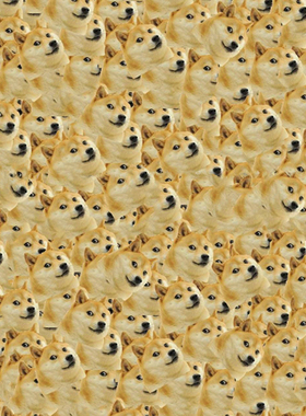 doge神烦狗精神污染木质成人纯白地狱拼图1000片恶搞整蛊滑稽礼物